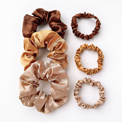 Luxury Satin Scrunchie Set