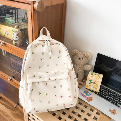 Japanese Style Floral School Bag