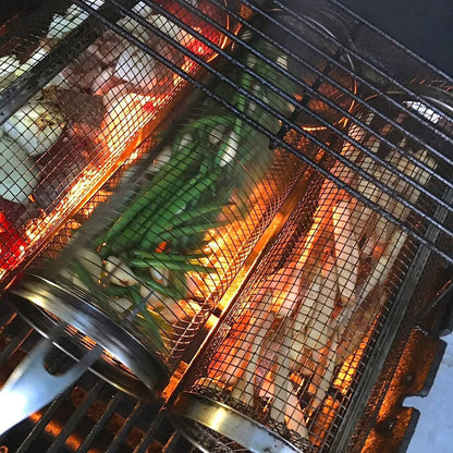 Stainless steel barbecue cage