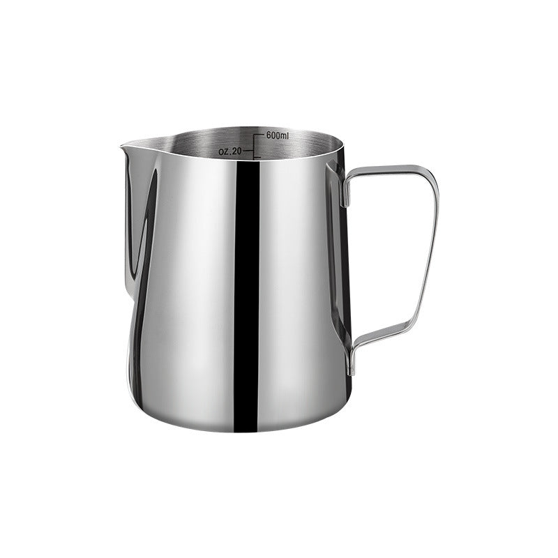350/600ml stainless steel pull flower cup coffee milk pot