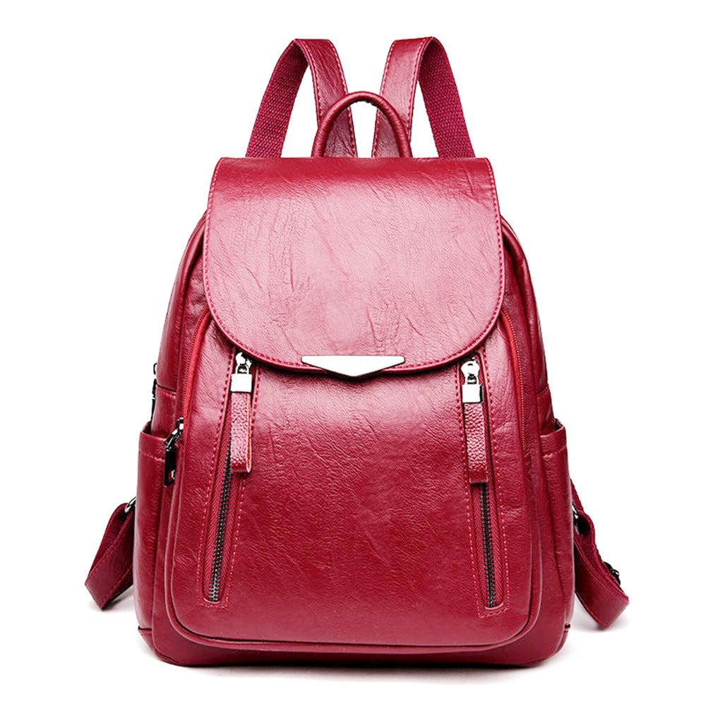 Women’s Polyurethane Leather Backpack