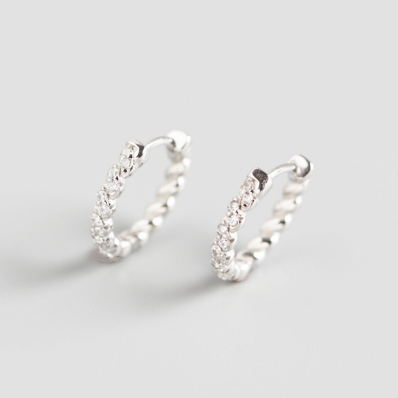 Rhinestone earrings