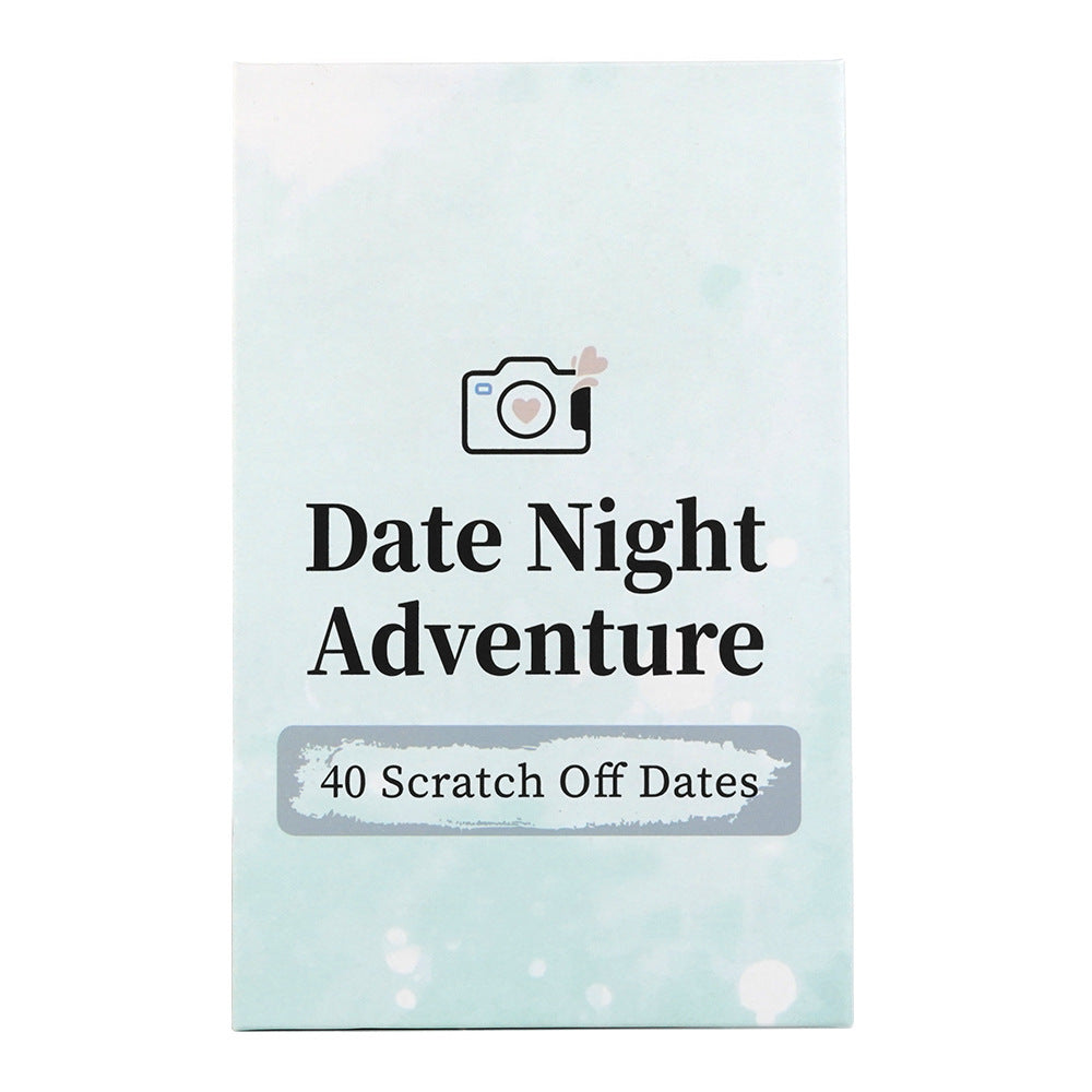 Date night adventure card game