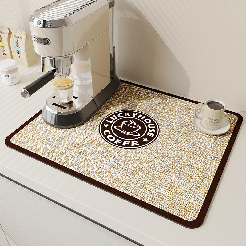 Coffee machine drain pad