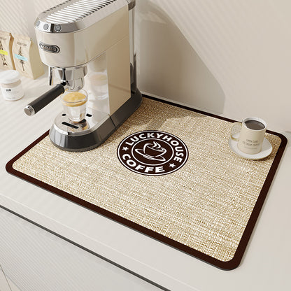 Coffee machine drain pad