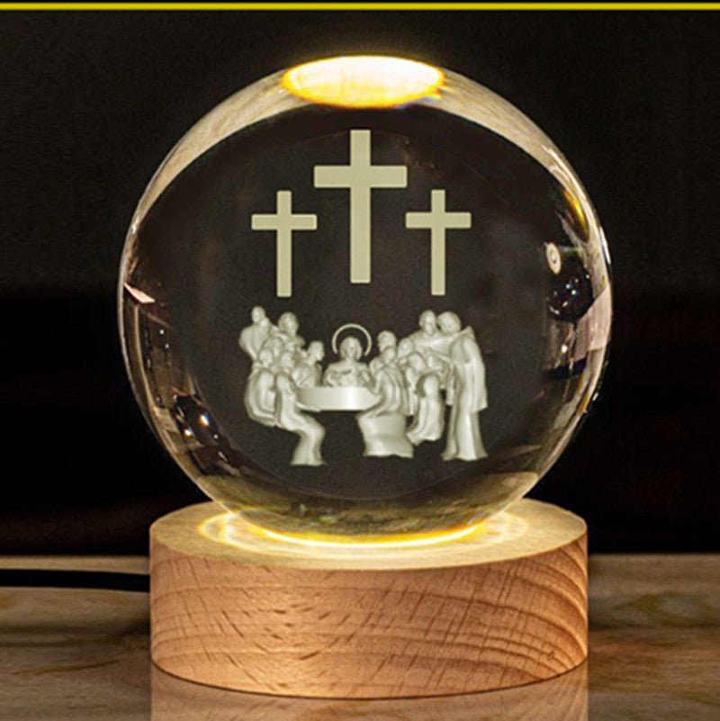 Creative luminous crystal ball ~ cross