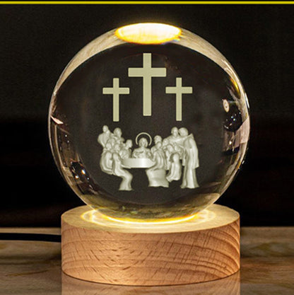 Creative luminous crystal ball ~ cross