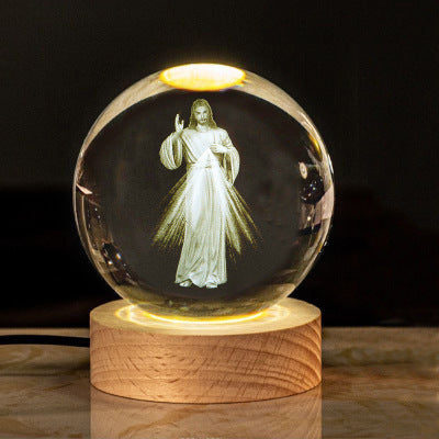 Creative luminous crystal ball ~ cross