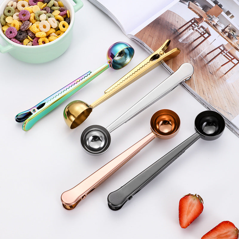 Stainless steel coffee measuring spoon