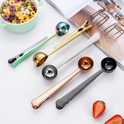 Stainless steel coffee measuring spoon