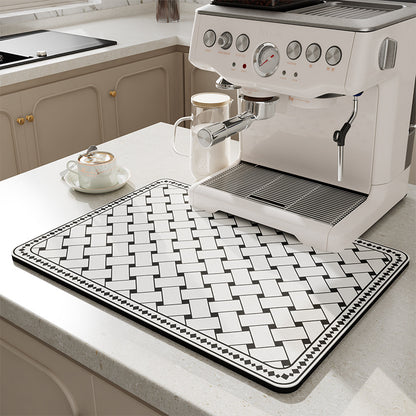 Coffee machine drain pad