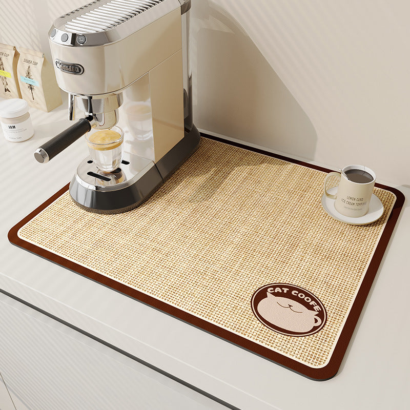 Coffee machine drain pad