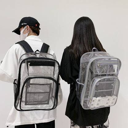 Transparent School Backpack - Large Capacity