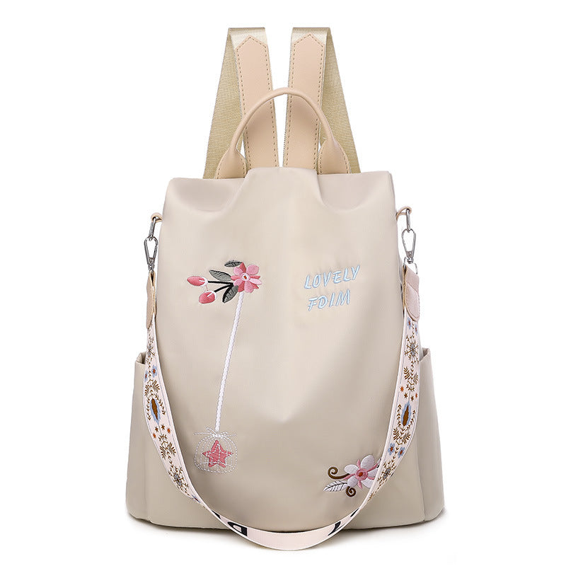 Ethnic Style 3D Embroidered Backpack