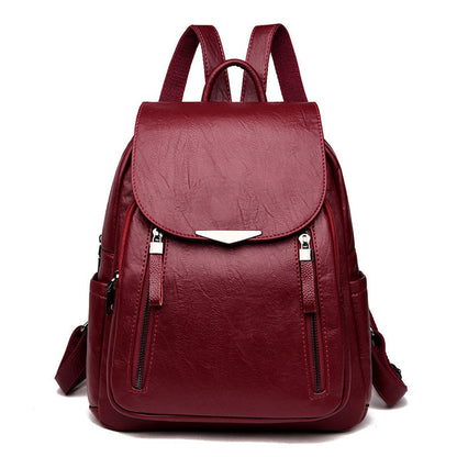 Women’s Polyurethane Leather Backpack