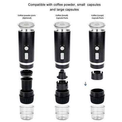 3-in-1 Portable Multi-Capsule Espresso Maker