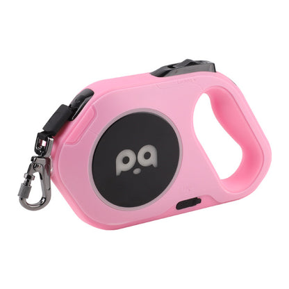 LED light automatic retractable leash