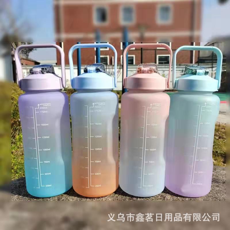 Portable sports water bottle 2L