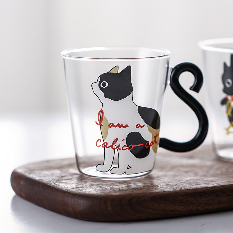 Cute cat coffee cup