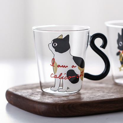 Cute cat coffee cup
