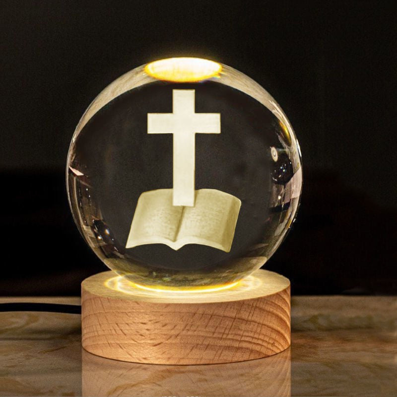 Creative luminous crystal ball ~ cross