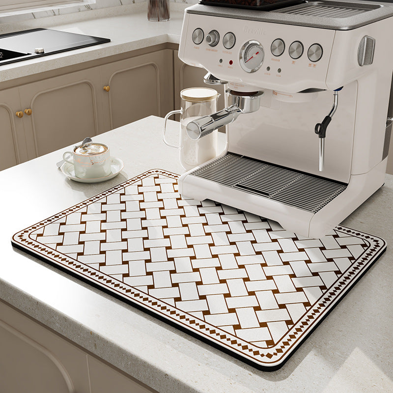 Coffee machine drain pad