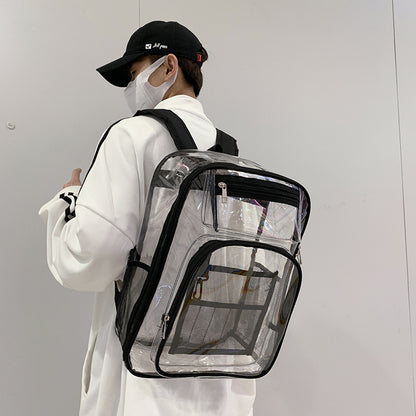 Transparent School Backpack - Large Capacity