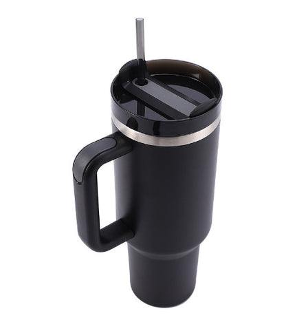 Hot and Cold Tumbler with Straw