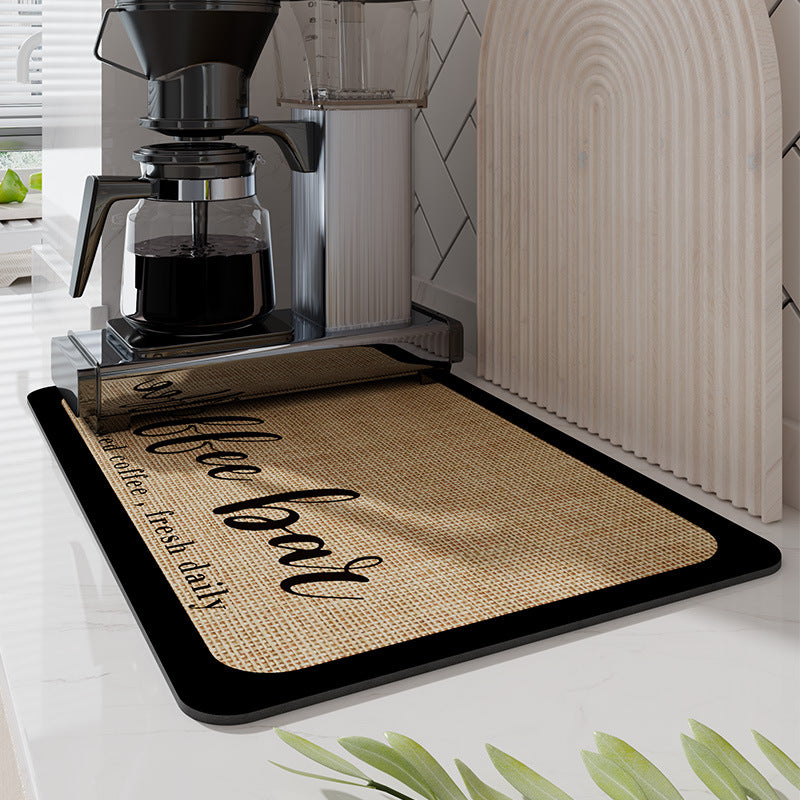 Coffee machine drain pad