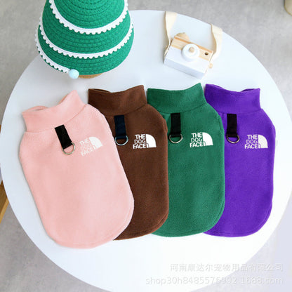 Pet fleece clothing