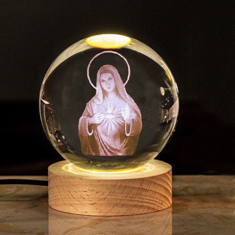 Creative luminous crystal ball ~ cross