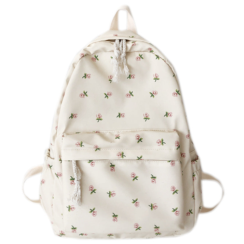 Japanese Style Floral School Bag