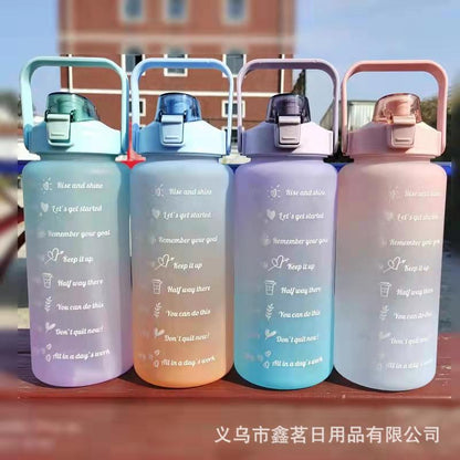 Portable sports water bottle 2L