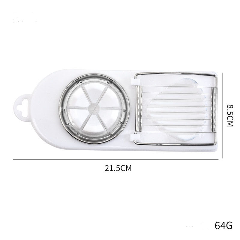 Multi-functional egg cutter