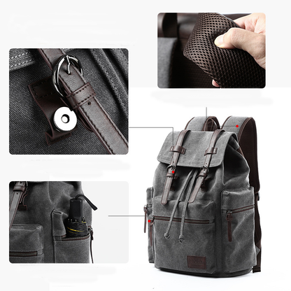 Men's canvas backpack