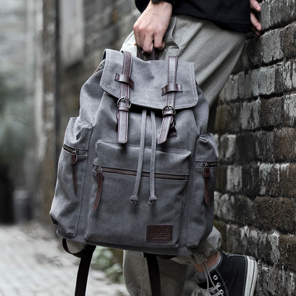 Men's canvas backpack